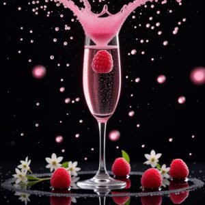 Prosecco & Pink Raspberries