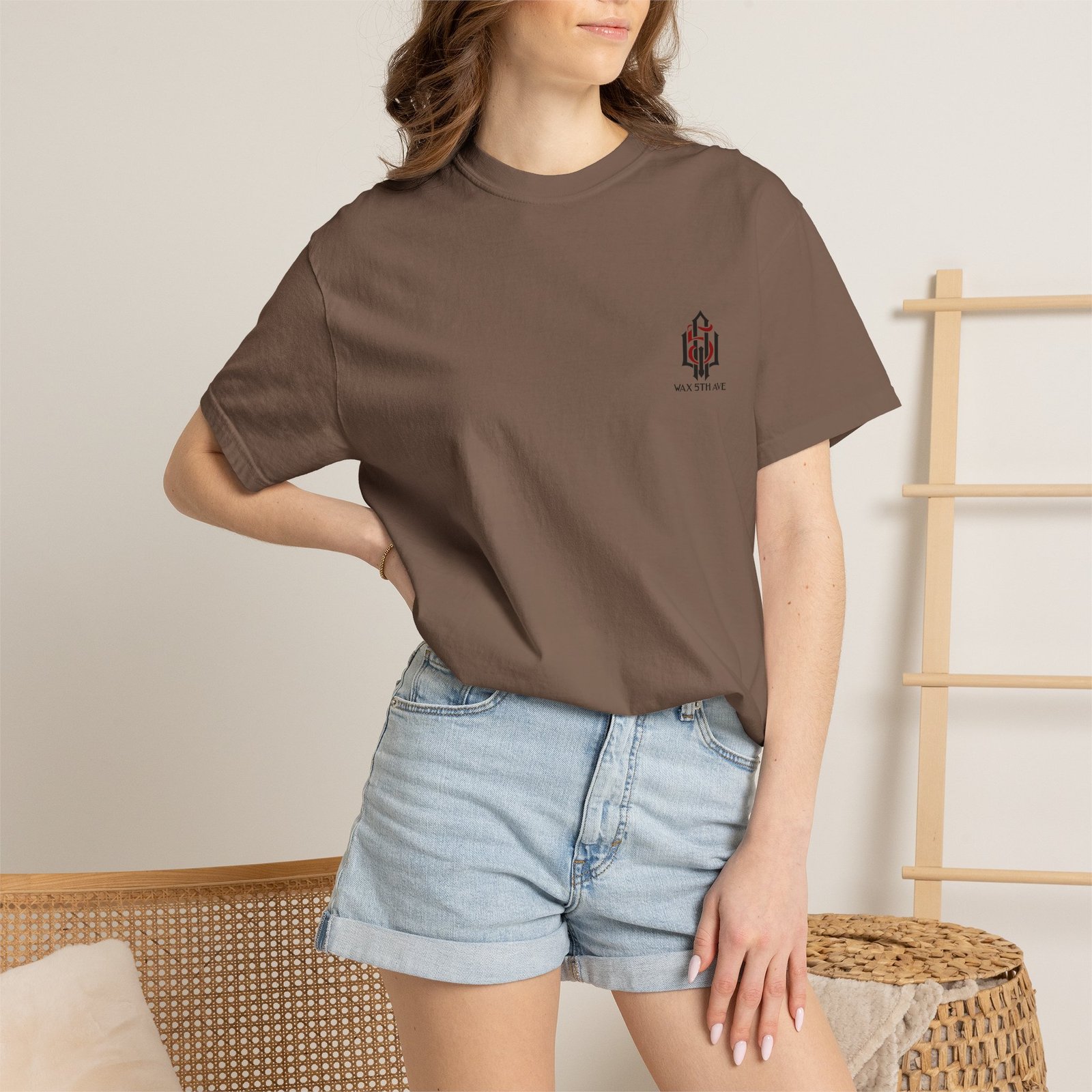 Wax 5th Ave Gothic Logo T-Shirt - Image 24