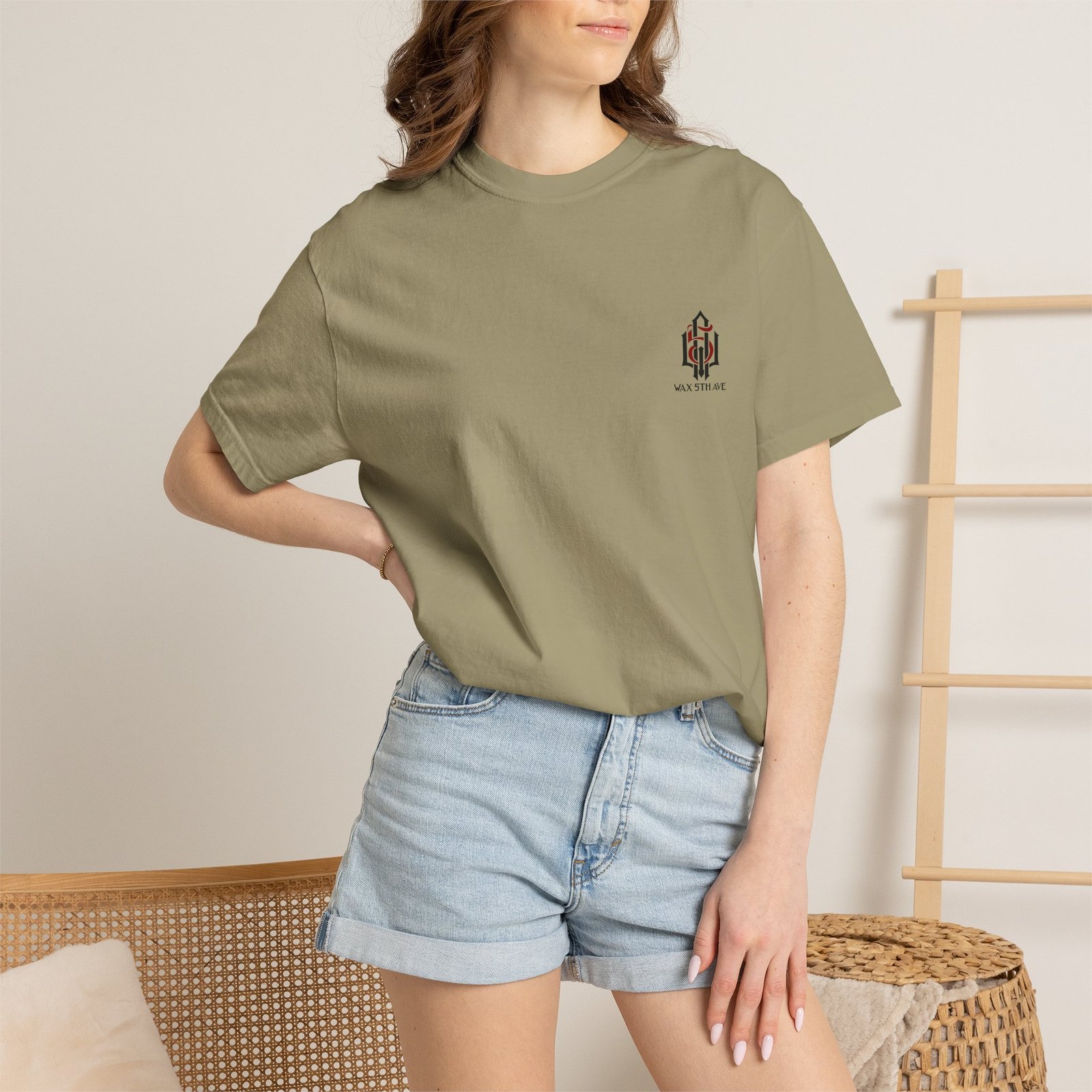 Wax 5th Ave Gothic Logo T-Shirt - Image 20